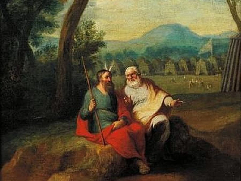 1614-Pierre Le Tellier - Mosè e Aronne - attribuito